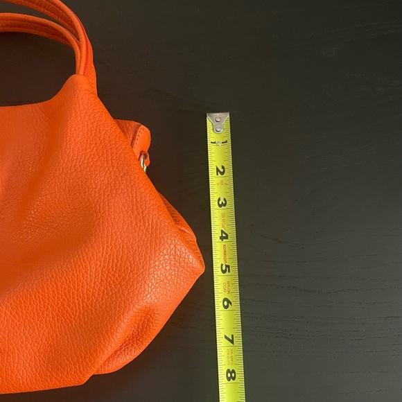 🧡 EUC orange Claudia Firenze convertible satchel/shoulder bag - Picture 15 of 16